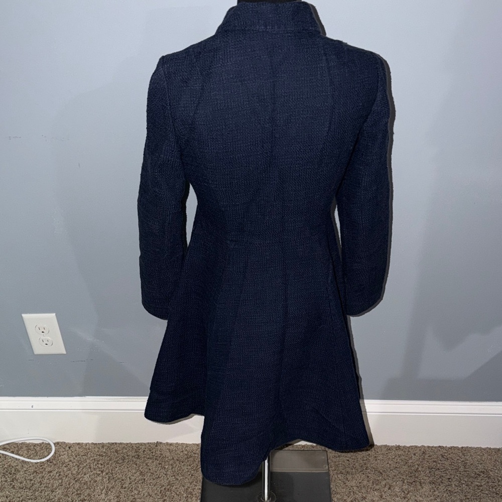 Boden Classic Navy Trench Coat - Picture 3 of 5